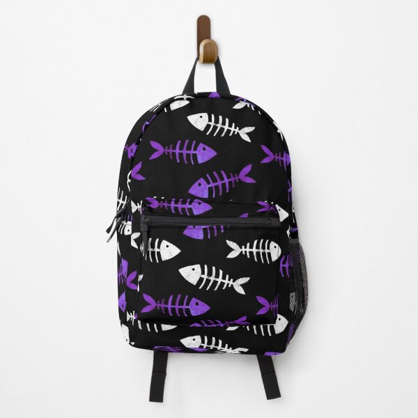 Item preview, Fish Bones Skeleton Fossils (Purple) designed and sold by murkyswamp.