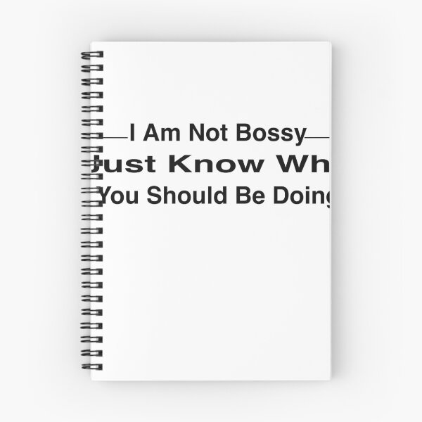 Item preview, I Am Not Bossy I Just Know What You Should Be Doing Funny designed and sold by Desinger12.