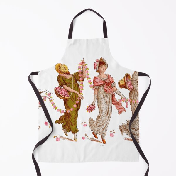 Item preview, Vintage valentines boho romantic dancing flower girls designed and sold by Lady-Frost.