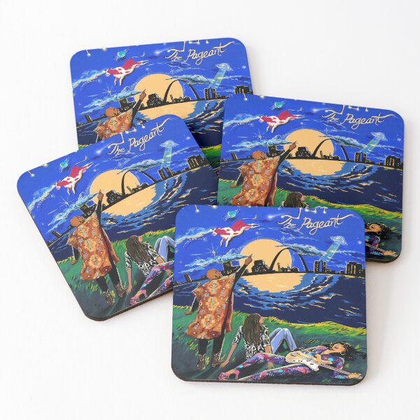 Item preview, Khruanbin Team Look At Beautiful Landscape In St. Louis Missouri River Poster designed and sold by Thauer.