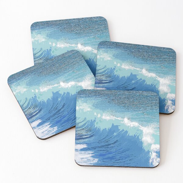 Item preview, Sea waves color art designed and sold by artdragongift 15.