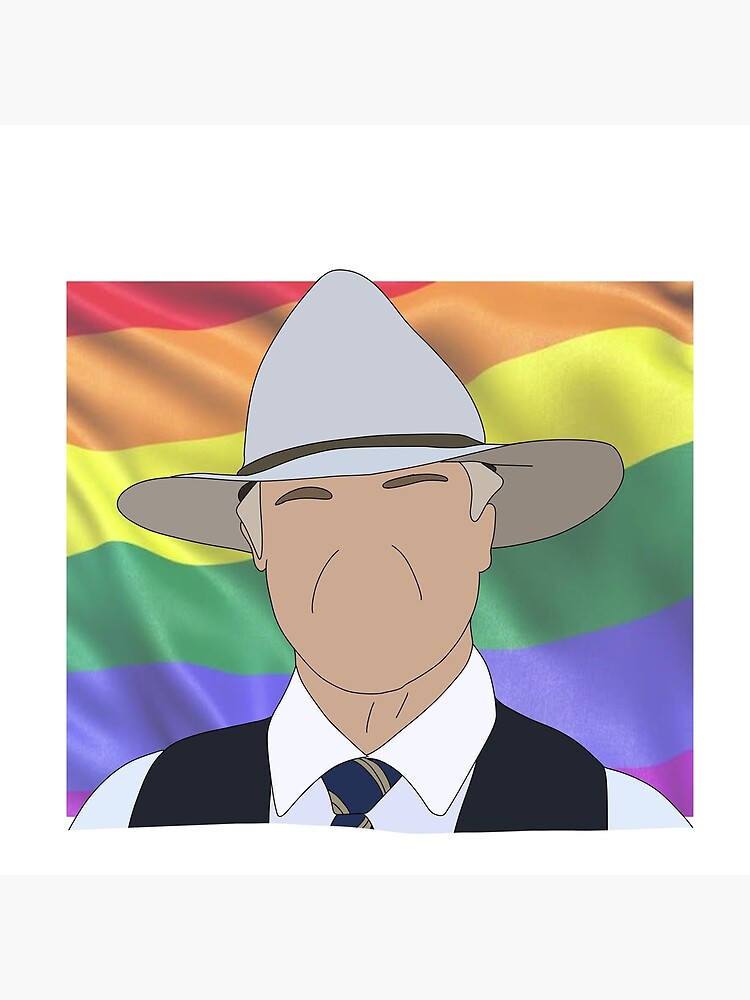 "Bob Katter Let there be a thousand blossoms bloom " Poster by Dulynotedco Redbubble