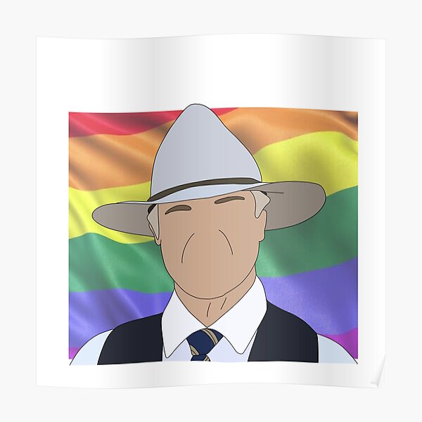"Bob Katter Let there be a thousand blossoms bloom " Poster by Dulynotedco Redbubble