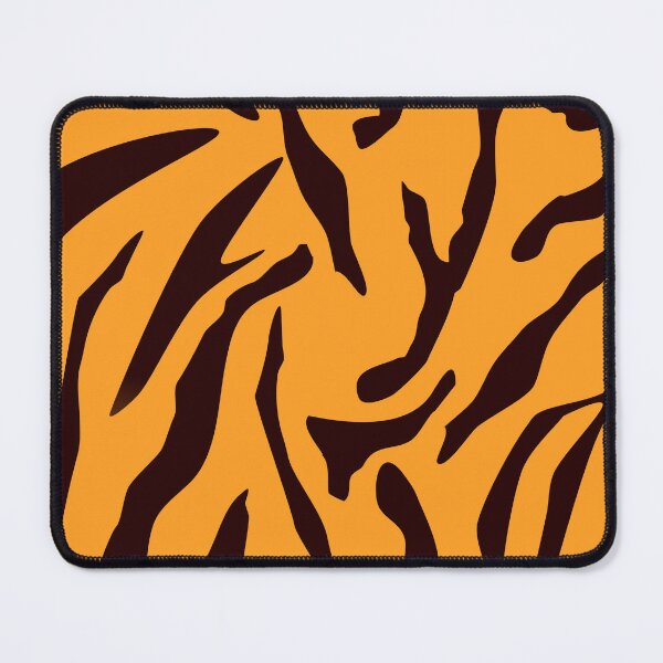 Item preview, Black and Orange Tiger skin pattern  designed and sold by ErmessThiings.