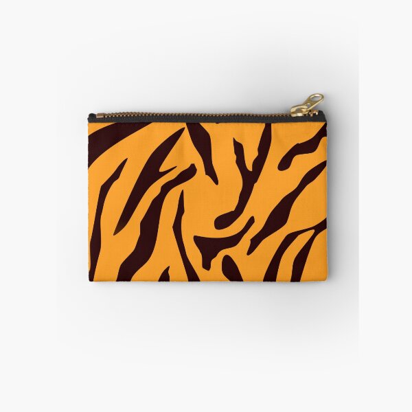 Item preview, Black and Orange Tiger skin pattern  designed and sold by ErmessThiings.