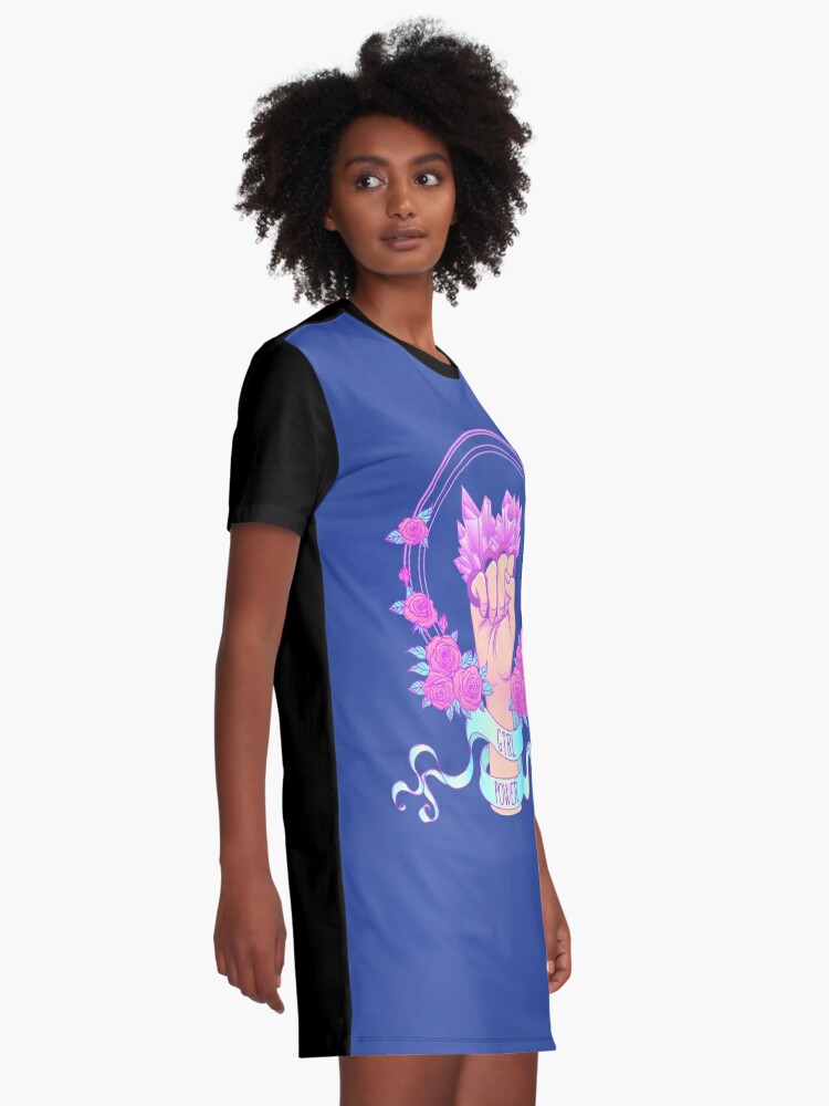 girl power t shirt dress