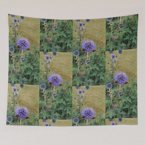 Item preview, Bees on a flower designed and sold by angieblue-25.