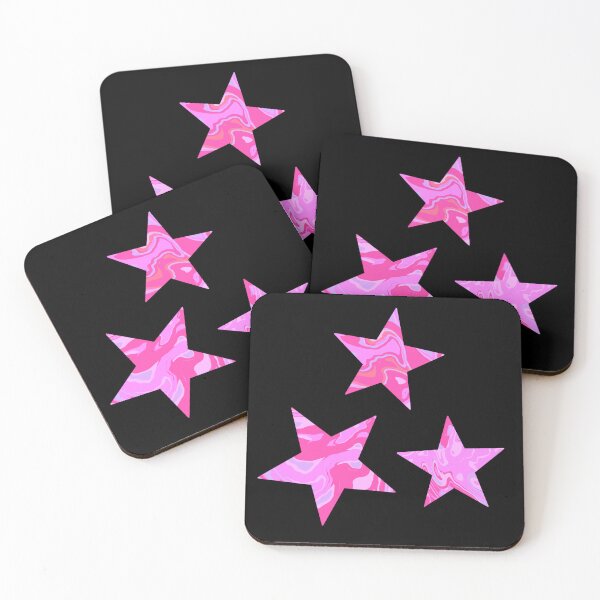 Item preview, Bright pink stars designed and sold by JessCarrsArt.