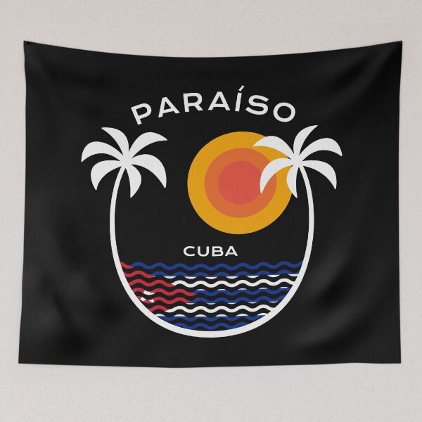 Item preview, Cuba Paraiso Bandera Cubana designed and sold by Dubbra.