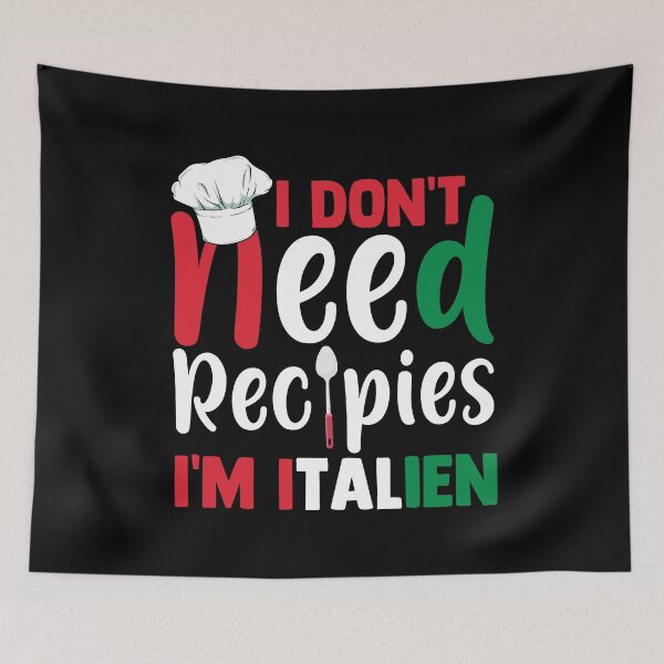 Item preview, I don't need recipies, I'm Italien Cook Chef Cooking BBQ designed and sold by 2blackcherries.