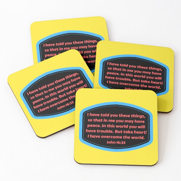 Item preview, Bible Verse John 16:33 designed and sold by Prayingwarrior.