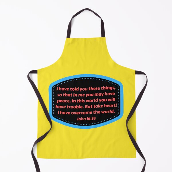 Item preview, Bible Verse John 16:33 designed and sold by Prayingwarrior.