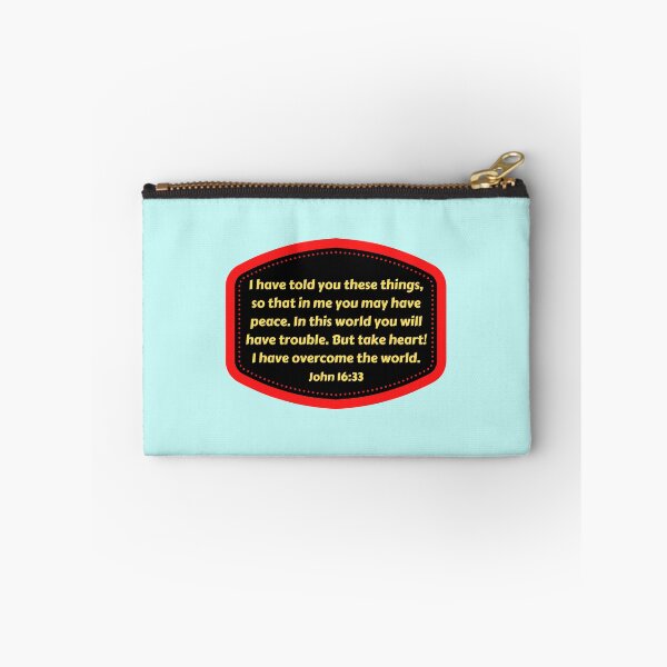 Item preview, Bible Verse John 16:33 designed and sold by Prayingwarrior.