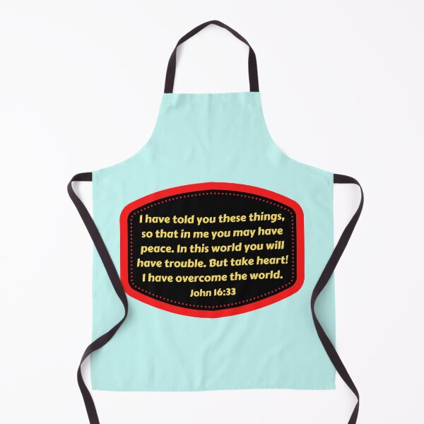 Item preview, Bible Verse John 16:33 designed and sold by Prayingwarrior.