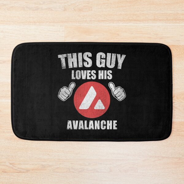 Item preview, This Guy Loves His Avalanche AVAX Coin Crypto Token Valentine Blockchain Wallet designed and sold by EarlineCormier.