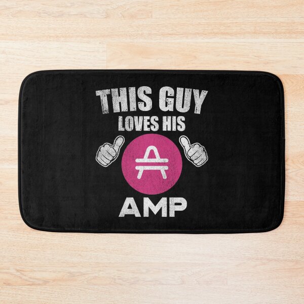 Item preview, This Guy Loves His AMP Coin Crypto Token Valentine Blockchain Wallet designed and sold by EarlineCormier.