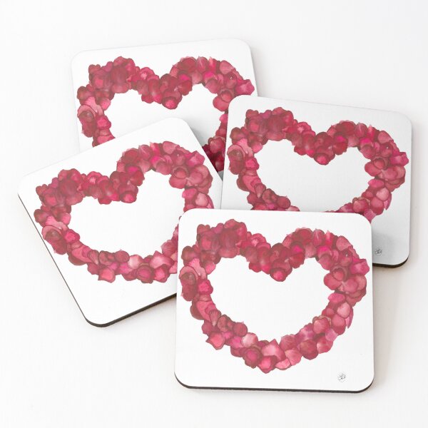 Item preview, Rose Petal Valentine Heart designed and sold by Lallinda.