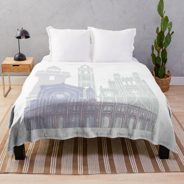 Item preview, CASTELLON SKYLINE POSTER PASTEL designed and sold by paulrommer.