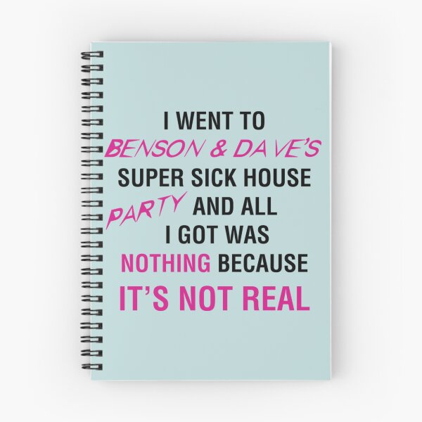Item preview, Benson _amp_ Dave_s Super Sick House Party Isn_t Real   designed and sold by RuffledPine.