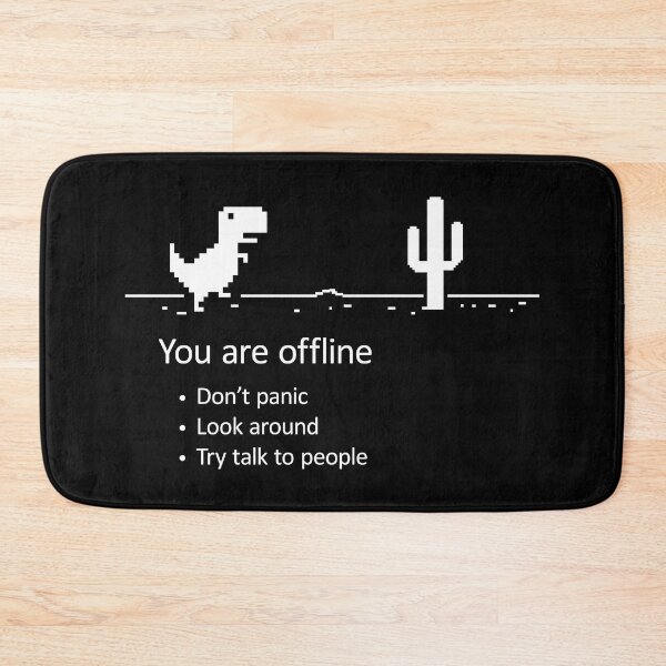 Item preview, You are offline - Low Resolution Pixel Dinosaur Screen designed and sold by kolbasound.