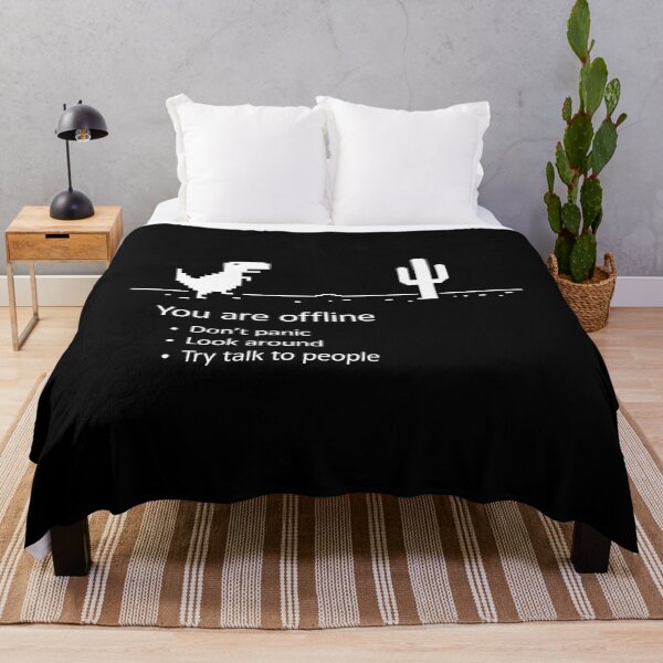 Item preview, You are offline - Low Resolution Pixel Dinosaur Screen designed and sold by kolbasound.