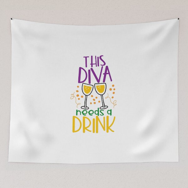 Item preview, This Diva Needs a Drink designed and sold by miraipa.