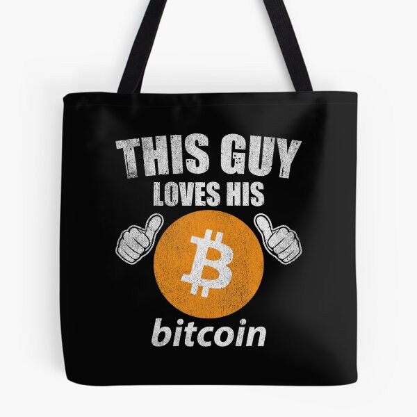 Item preview, This Guy Loves His Bitcoin BTC Coin Crypto Token Valentine Blockchain Wallet designed and sold by EarlineCormier.