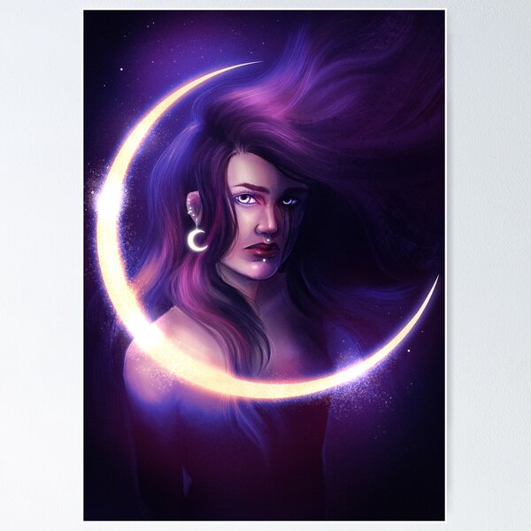 Item preview, Crescent Moon II - witchcraft altar decoration designed and sold by CuriosumArt.