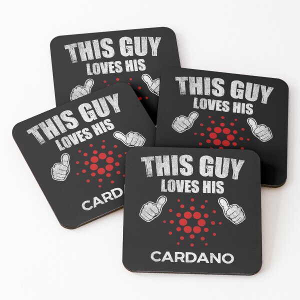 Item preview, This Guy Loves His Cardano ADA Coin Crypto Token Valentine Blockchain Wallet designed and sold by EarlineCormier.
