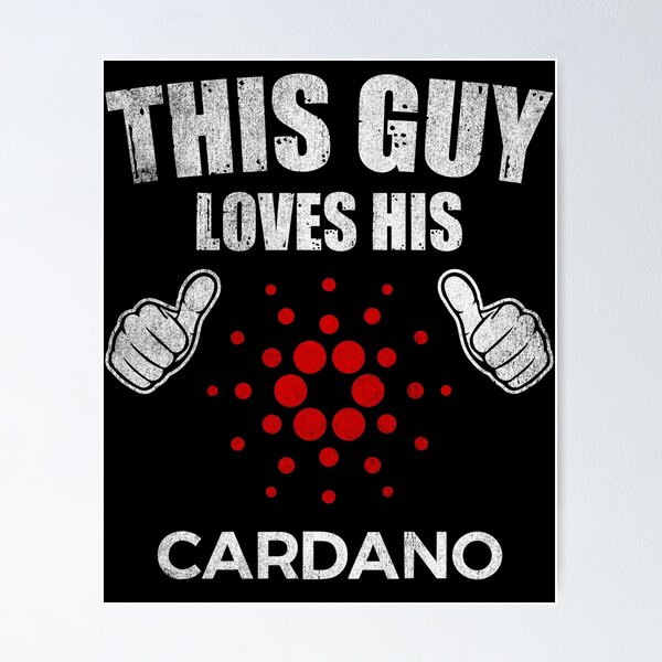 Item preview, This Guy Loves His Cardano ADA Coin Crypto Token Valentine Blockchain Wallet designed and sold by EarlineCormier.