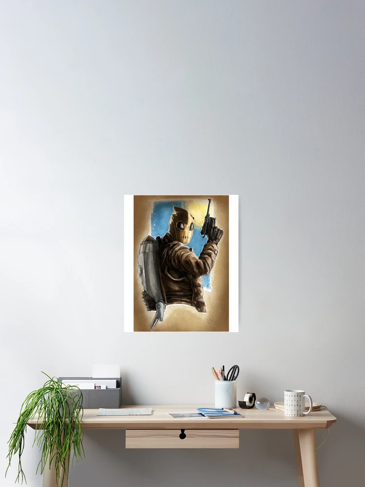 Thumbnail 2 of 3, Poster, THE ROCKETEER - Color designed and sold by RuffledPine.