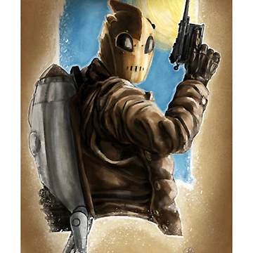 Artwork thumbnail, THE ROCKETEER - Color    by RuffledPine