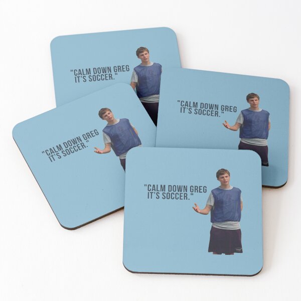 Item preview, Super Bad Movie Calm Down Greg It_s Soccer   designed and sold by RuffledPine.