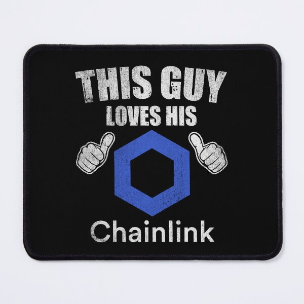 Item preview, This Guy Loves His Valentine Chainlink LINK Coin Crypto Token Valentine Blockchain Wallet designed and sold by EarlineCormier.