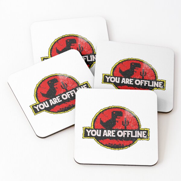 Item preview, You are offline - Low Resolution Pixel Dinosaur Screen designed and sold by kolbasound.