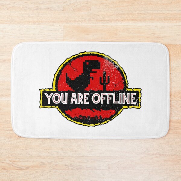 Item preview, You are offline - Low Resolution Pixel Dinosaur Screen designed and sold by kolbasound.