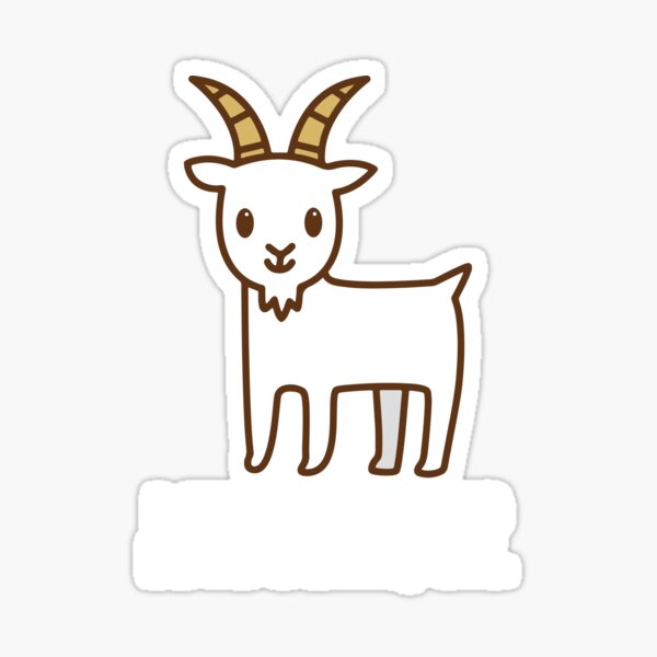 I Just Freaking Love Goats Okay Funny Quote Sticker
