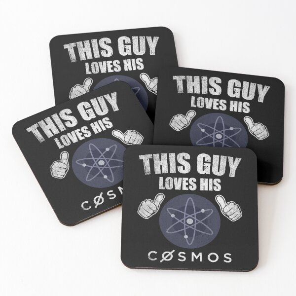 Item preview, This Guy Loves His Cosmos ATOM Coin Crypto Token Valentine Blockchain Wallet designed and sold by EarlineCormier.