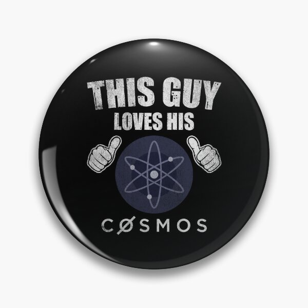 Item preview, This Guy Loves His Cosmos ATOM Coin Crypto Token Valentine Blockchain Wallet designed and sold by EarlineCormier.