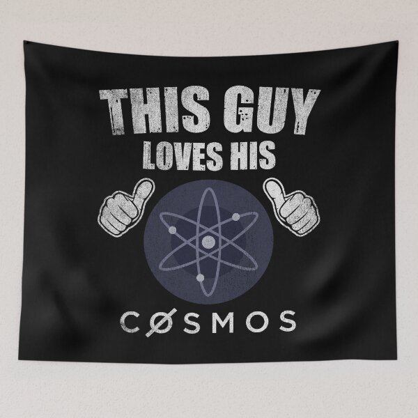 Item preview, This Guy Loves His Cosmos ATOM Coin Crypto Token Valentine Blockchain Wallet designed and sold by EarlineCormier.