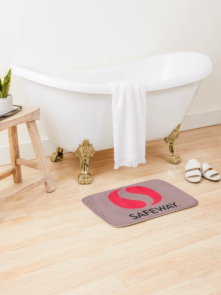 Thumbnail 2 of 6, Bath Mat, Saveway Market R designed and sold by RuffledPine.