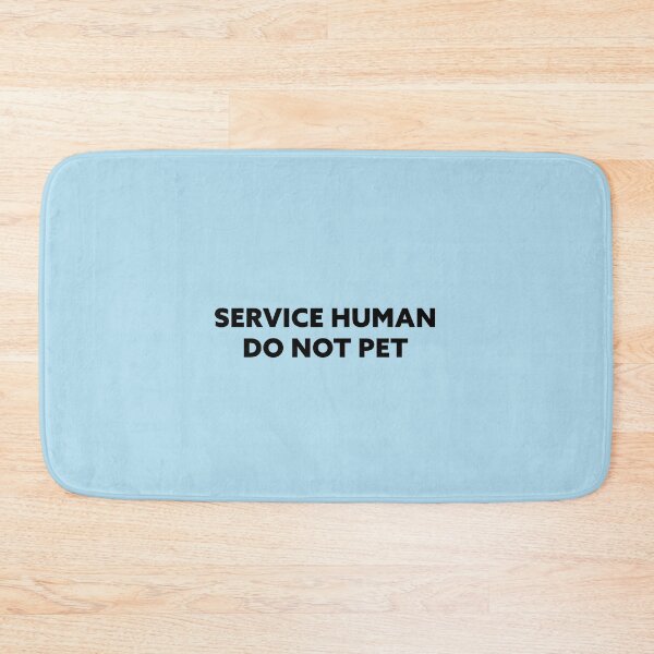 Item preview, Service Human Do Not Pet Sticker designed and sold by ThoBremicker.
