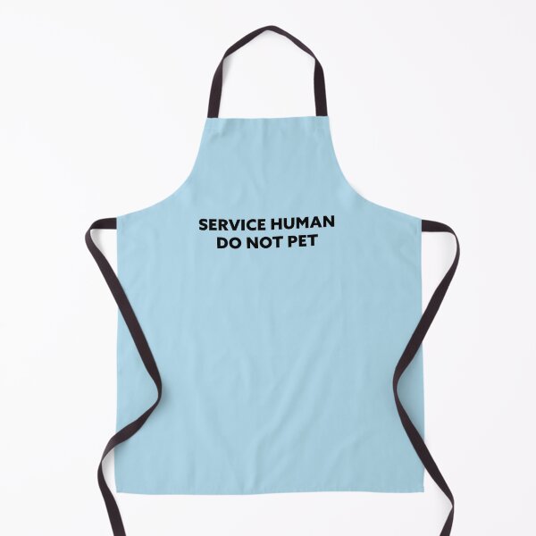 Item preview, Service Human Do Not Pet Sticker designed and sold by ThoBremicker.