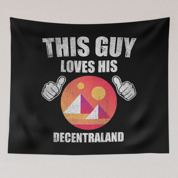 Item preview, This Guy Loves His Decentraland MANA Coin Crypto Token Valentine Blockchain Wallet designed and sold by EarlineCormier.
