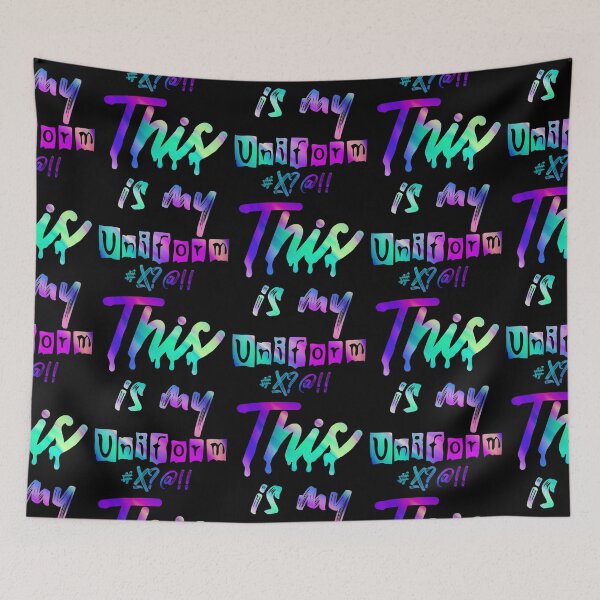 Item preview, Wordplay meme, This is my scary uniform #6 designed and sold by Hypnotees.