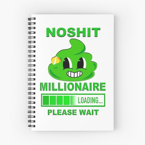 Item preview, Noshit Millionaire design crypto token awareness designed and sold by NikJakotic.
