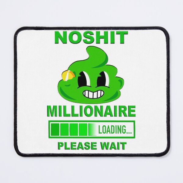 Item preview, Noshit Millionaire design crypto token awareness designed and sold by NikJakotic.