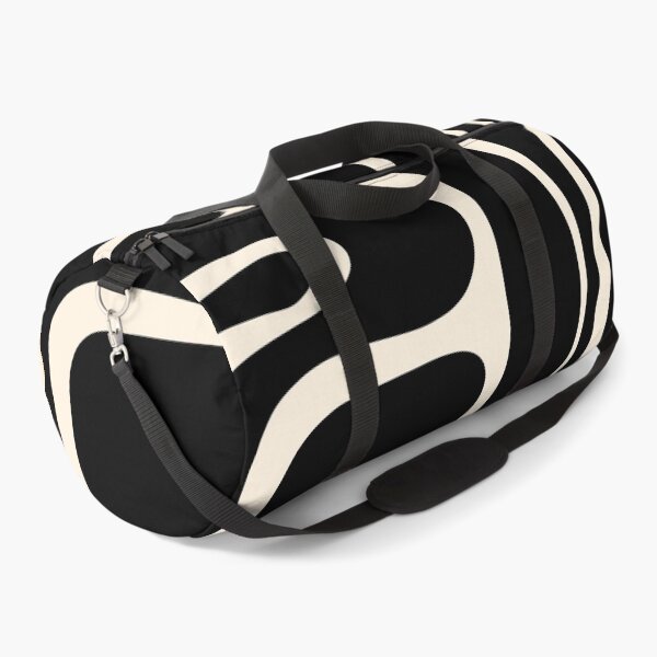 Item preview, Copacetic Retro Abstract Black and Almond Cream designed and sold by kierkegaard.