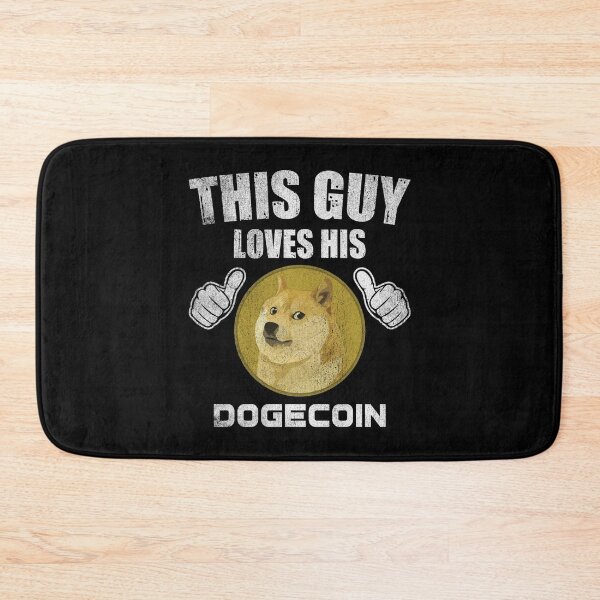 Item preview, This Guy Loves His Dogecoin DOGE Coin Valentine Crypto Token Blockchain Wallet designed and sold by EarlineCormier.
