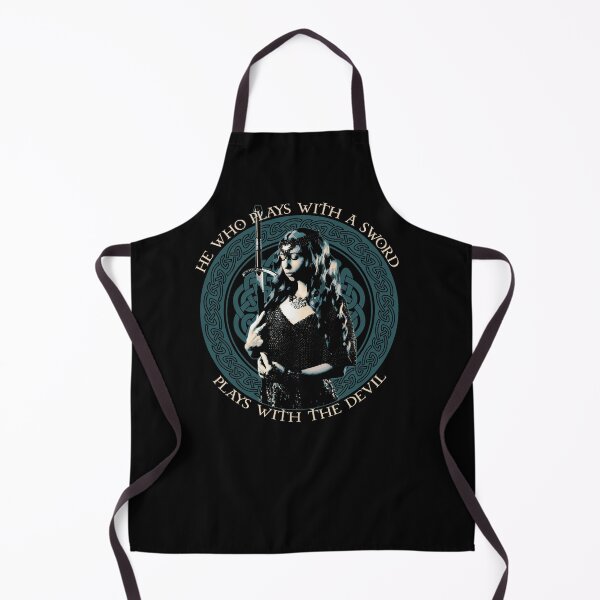 Item preview, He Who Plays With a Sword, Traditional Celtic Proverb Female Warrior Design, Celtic Gifts designed and sold by Proverbial Wisdom Design.